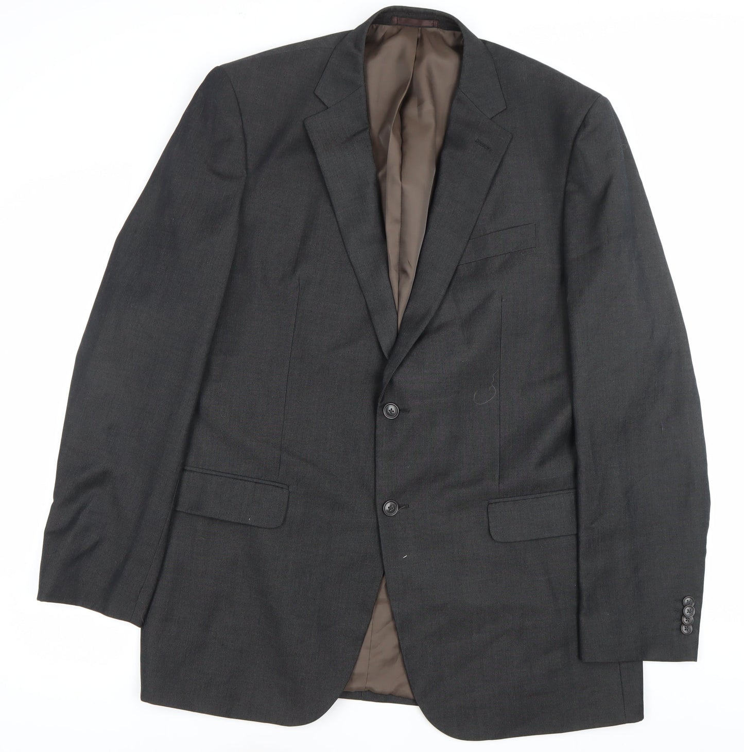 Burton Men’s Grey 44L Blazer Jacket Single-Breasted Formal