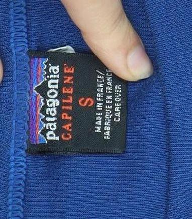 Patagonia Men’s Blue Long Sleeve Crew Neck T-Shirt Size S