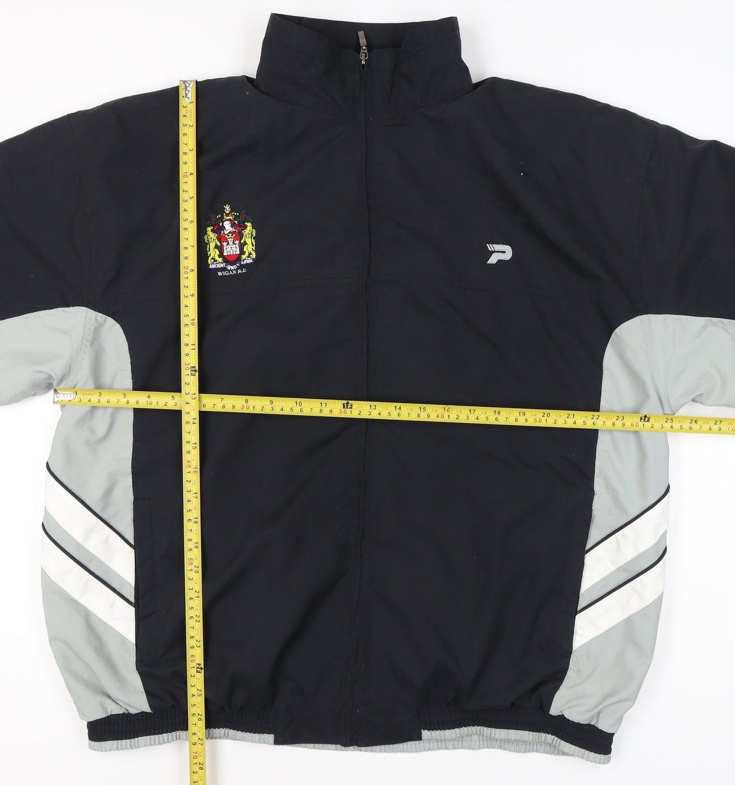 Patrick Men’s Black XL Windbreaker Jacket Sports Full Zip