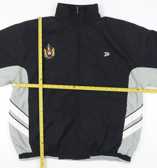 Patrick Men’s Black XL Windbreaker Jacket Sports Full Zip