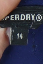 Superdry Womens Blue Size 14 Camisole Tank Top Spaghetti Strap