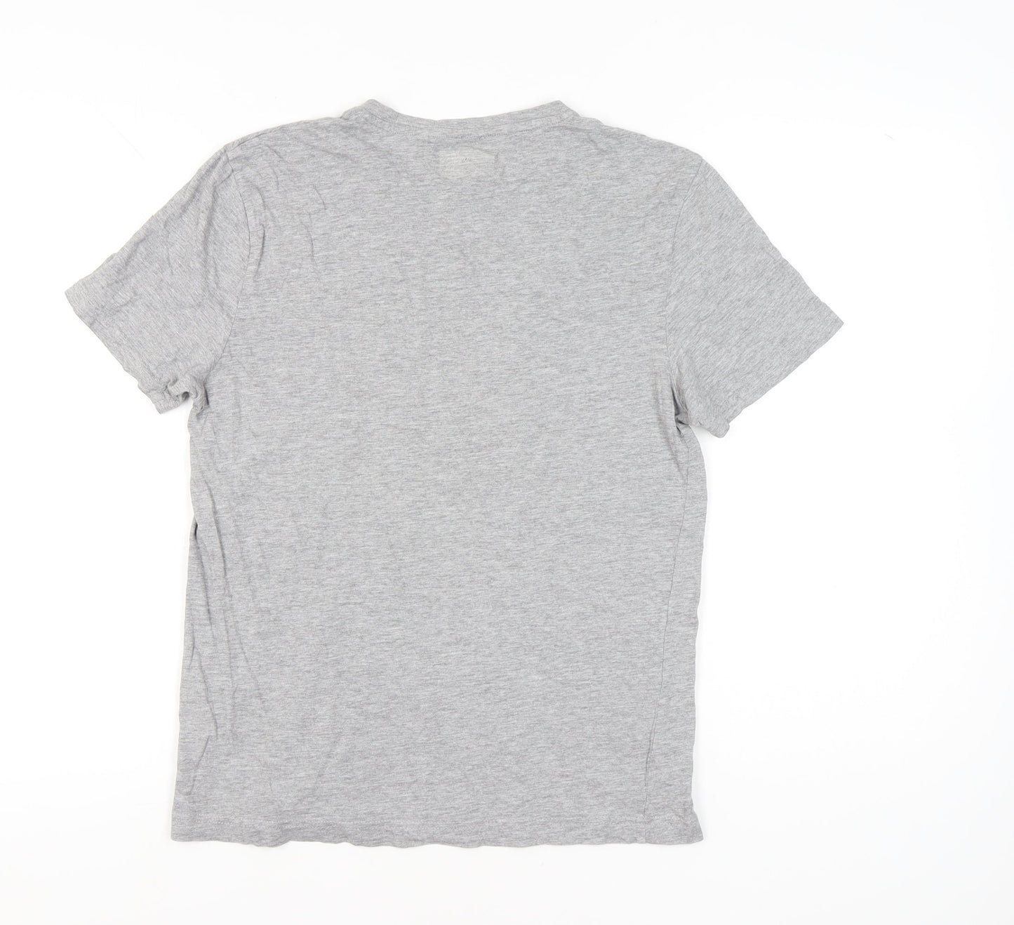 Farah Mens Grey Crew Neck Short Sleeve T-Shirt Size M