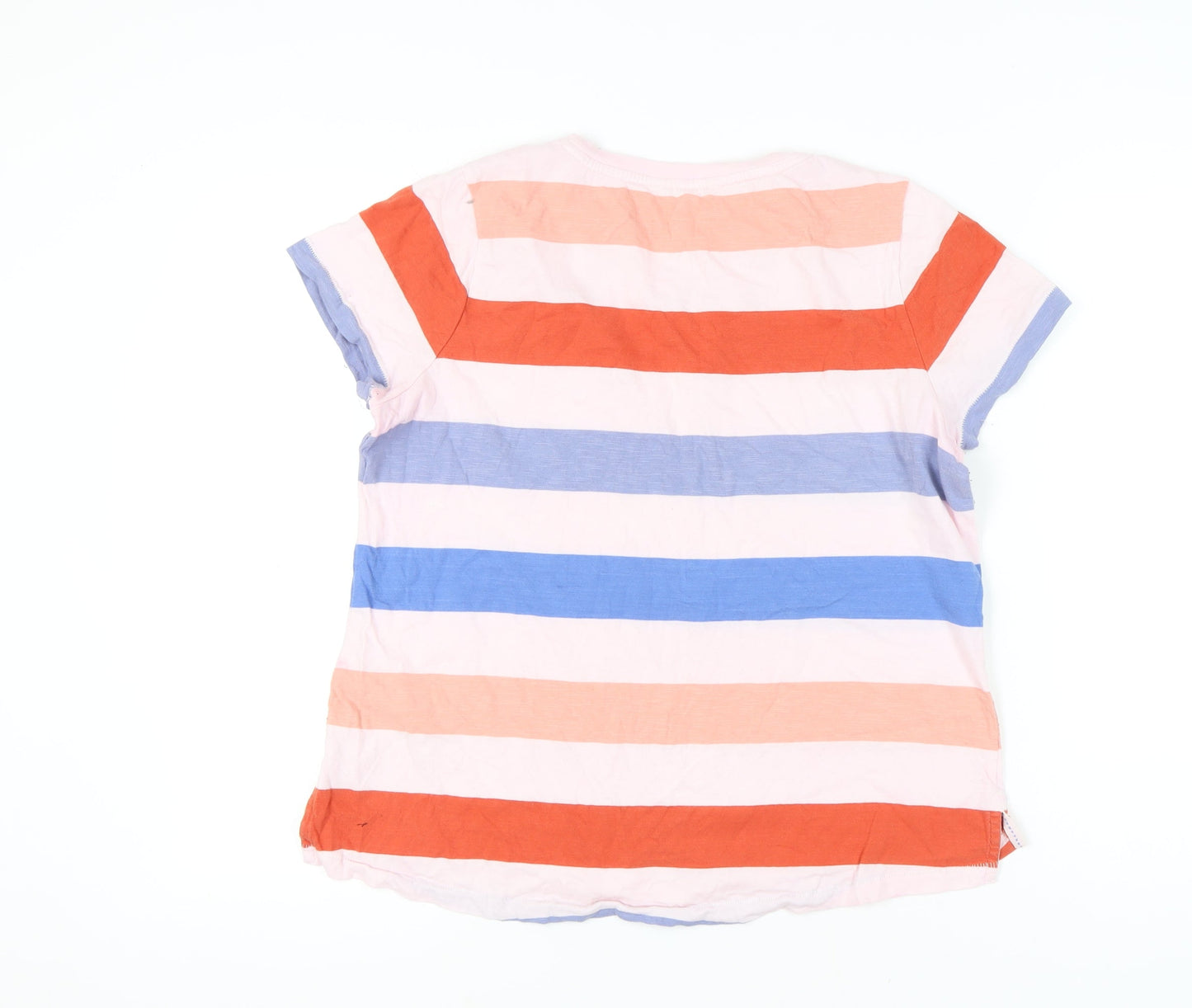 FatFace Women’s Multicoloured Striped Cotton T-Shirt UK 14