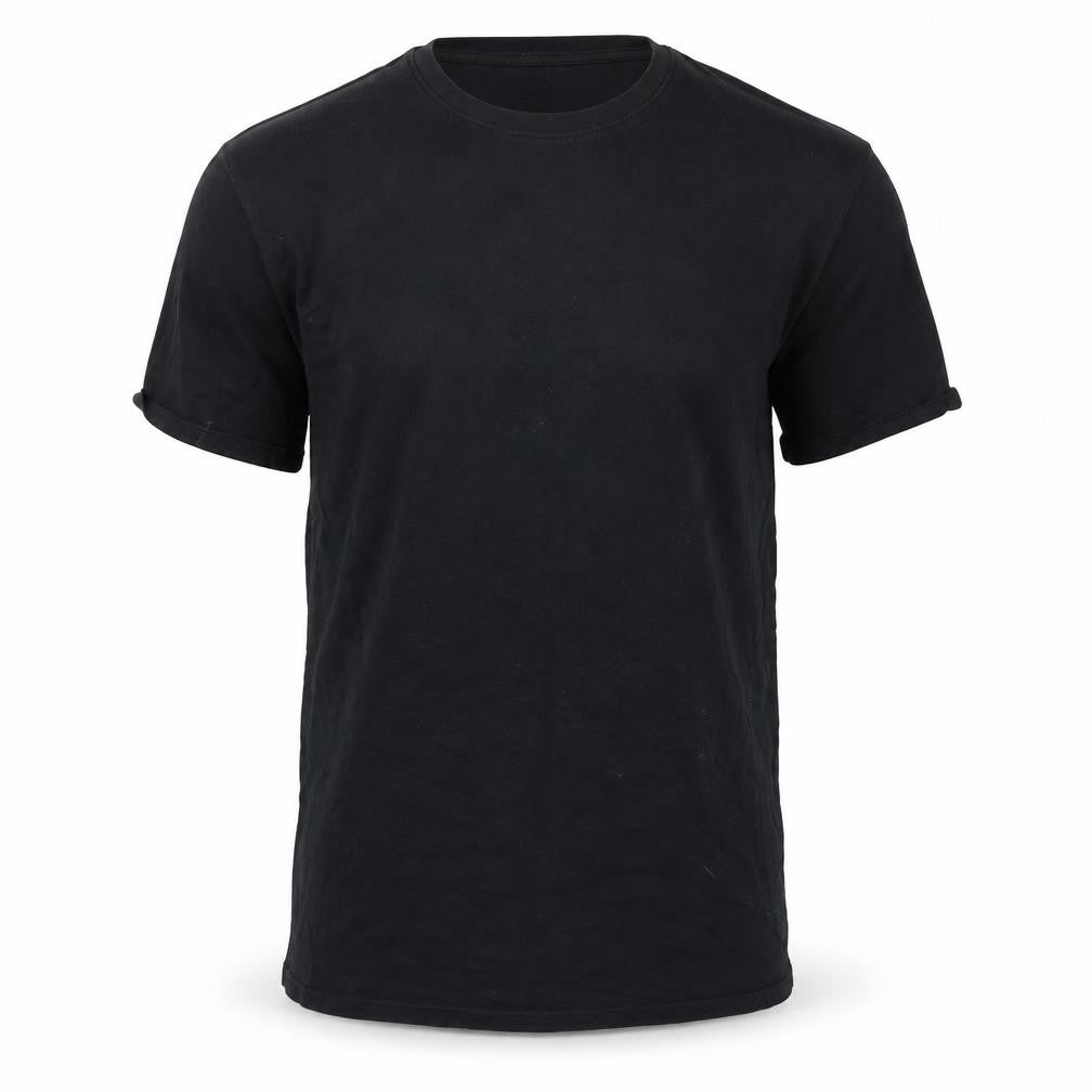 Mens UK Size L JACK & JONES Black  Cotton T-Shirt