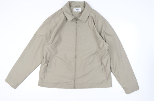 Champion Men’s Beige 2XL Full Zip Mid-Length Casual Jacket