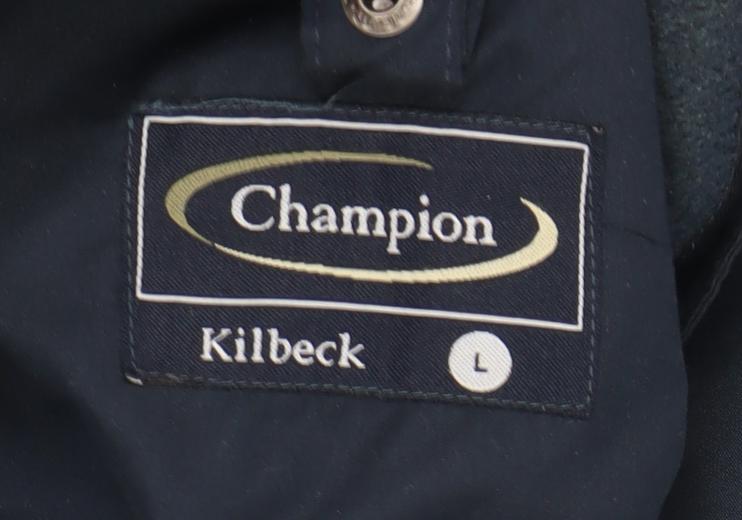 Champion Kilbeck Men's Blue L Full Zip Lined Jacket Coat