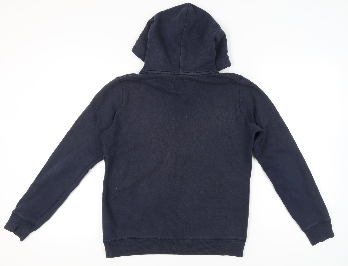 Jack Wills Womens Blue Hoodie Size 12 Pullover Logo Fleece