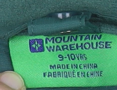 Mountain Warehouse Boys Green Ski Jacket 9-10 Years Hooded Winter Coat
