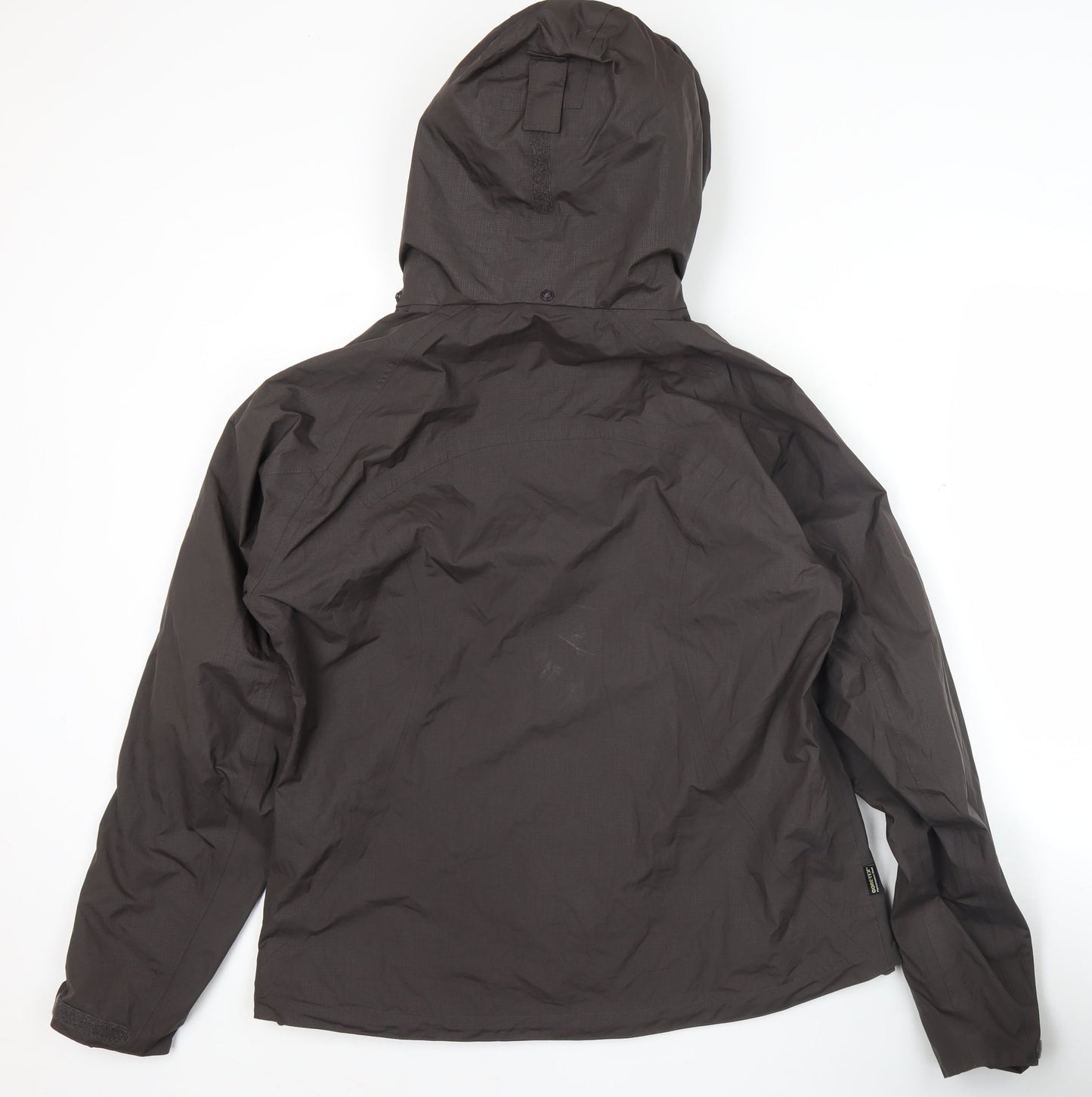 Sprayway Womens Brown Waterproof Rain Coat Jacket UK 12 Hooded Outdoor