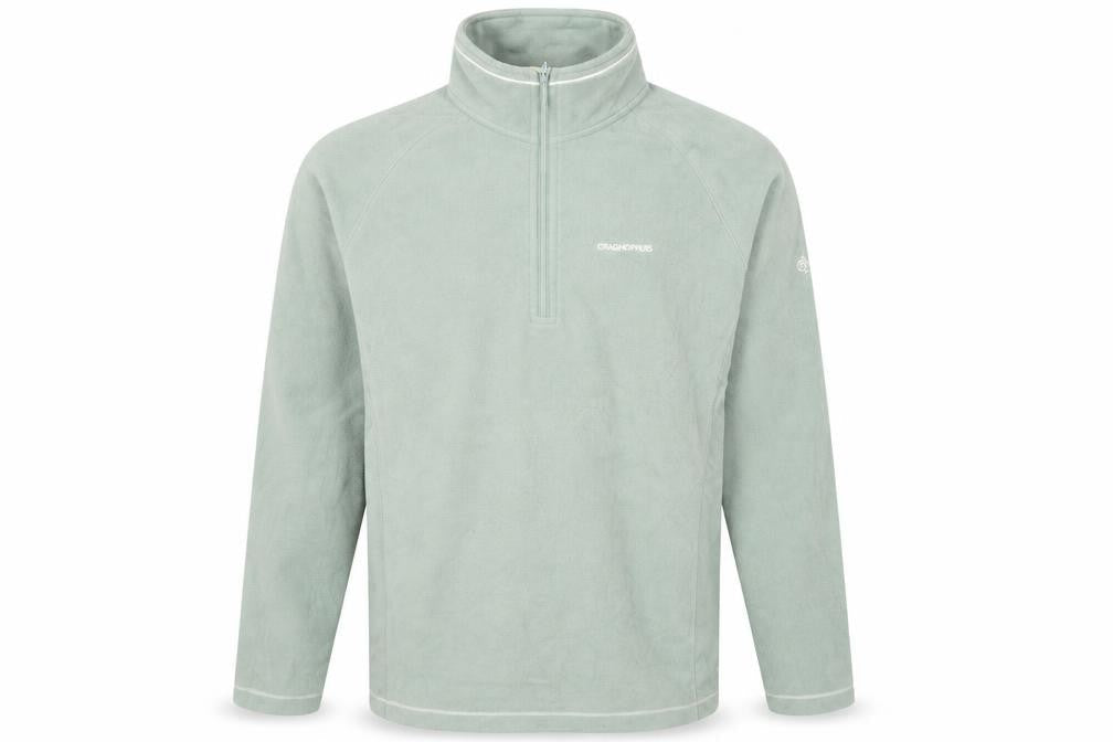 Craghoppers Mens Green XL Fleece Sweatshirt 1/2 Zip Outdoor Wear