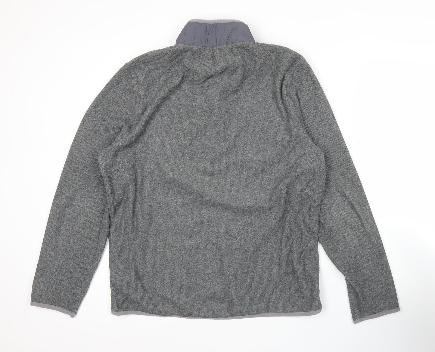 Calvin Klein Mens Grey Half Zip Sweatshirt Golf Pullover Size M