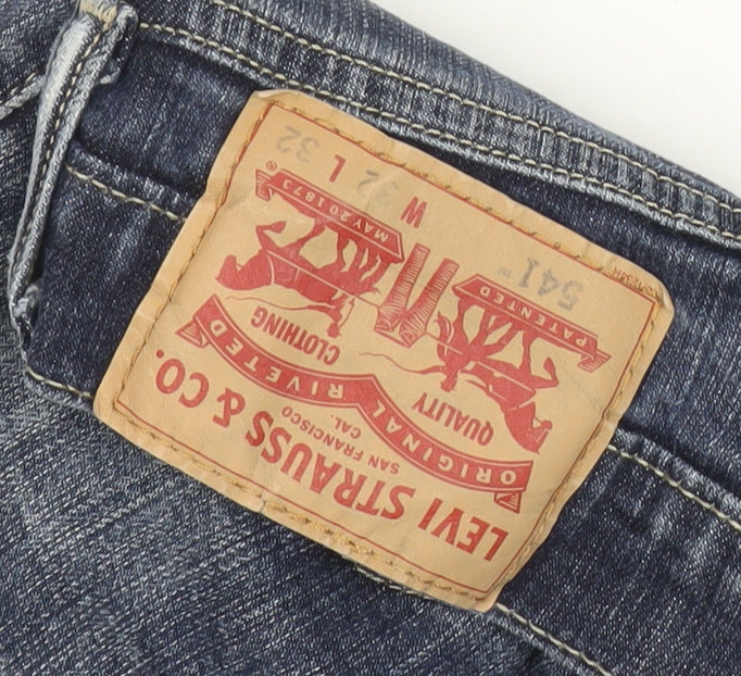 Levi's 541 Men’s Blue Straight Leg Jeans W34 L32 Denim