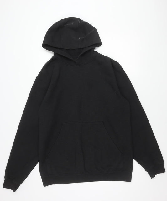 Carhartt Men’s Black Loose Fit Pullover Hoodie M Cotton Blend
