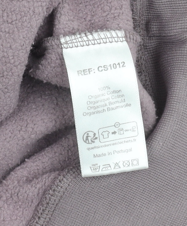 Colorful Standard Women’s Purple XS Organic Cotton Pullover Sweatshirt