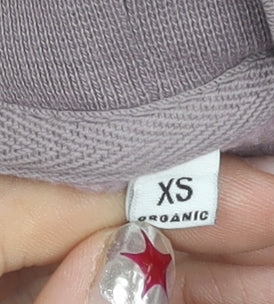 Colorful Standard Women’s Purple XS Organic Cotton Pullover Sweatshirt