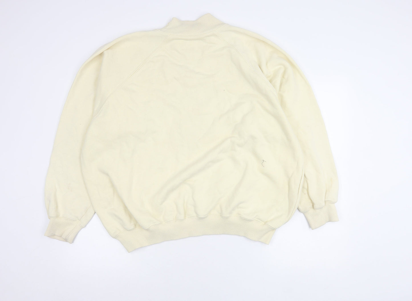 Coconut Club Classics Unisex Ivory Pullover Sweatshirt L Embroidered Logo