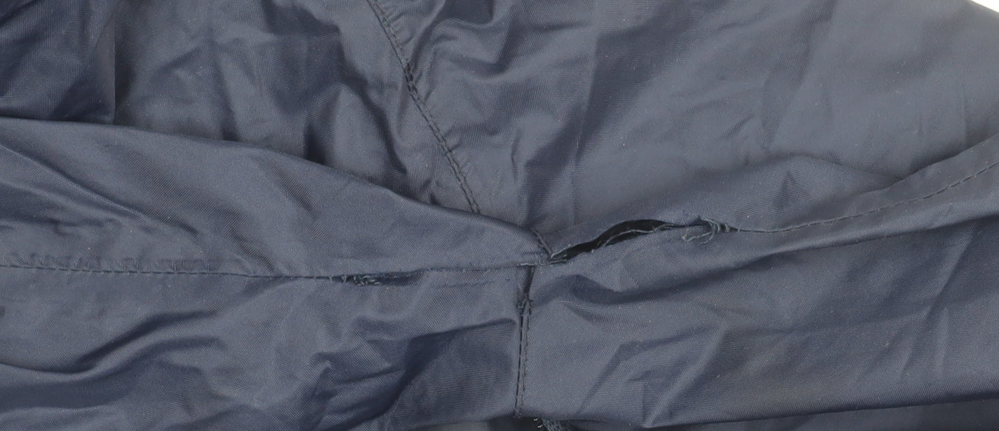 Regatta Men's Blue L Lightweight Hooded Rain Coat Jacket Outdoor