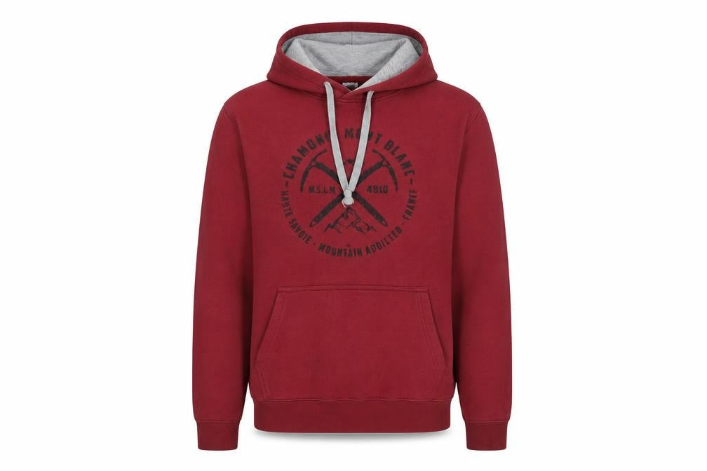 R-Life Men’s Red Pullover Hoodie Size S Graphic Print Outdoor