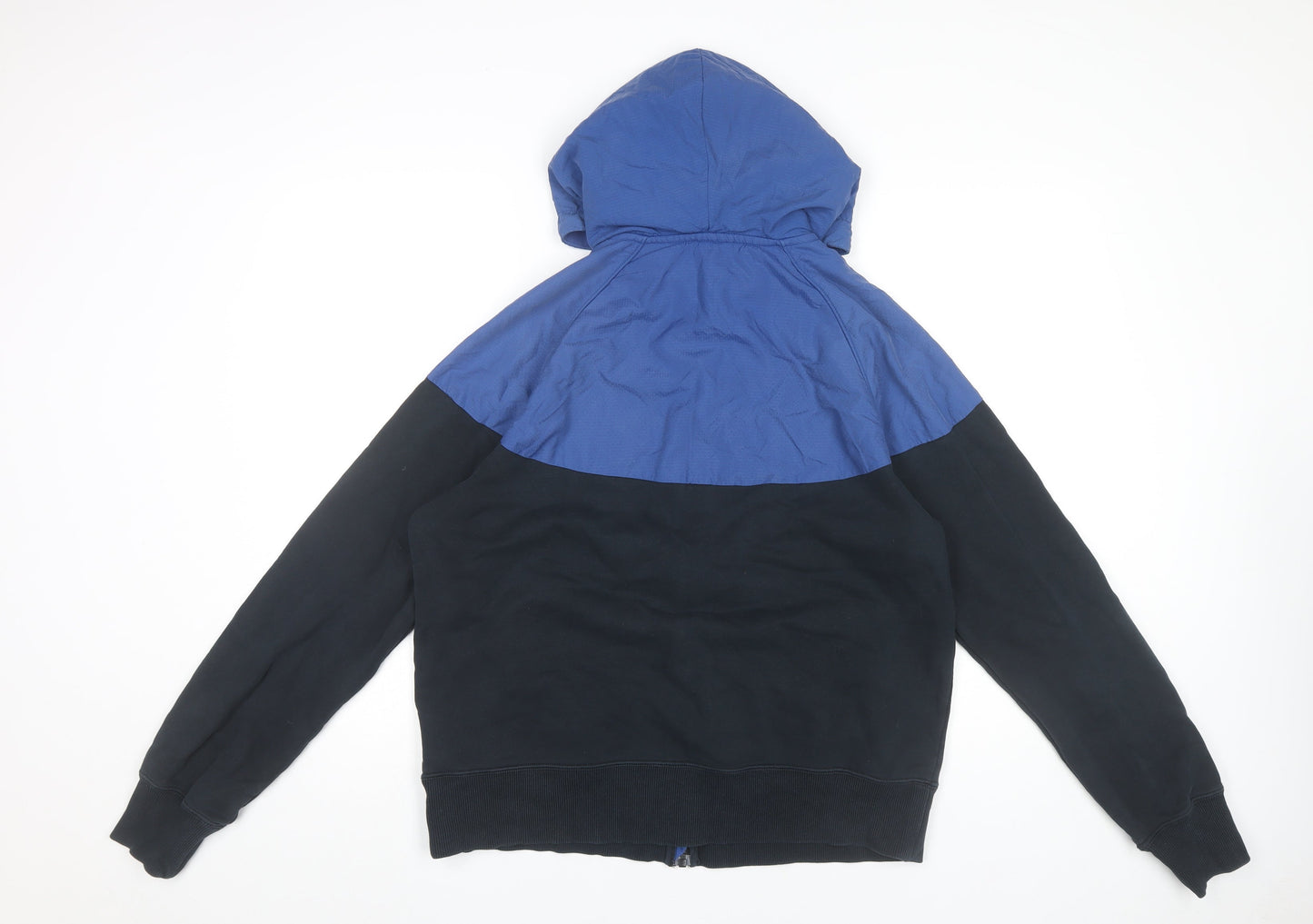 Nike Men’s Blue Black XL Hooded Full Zip Jacket