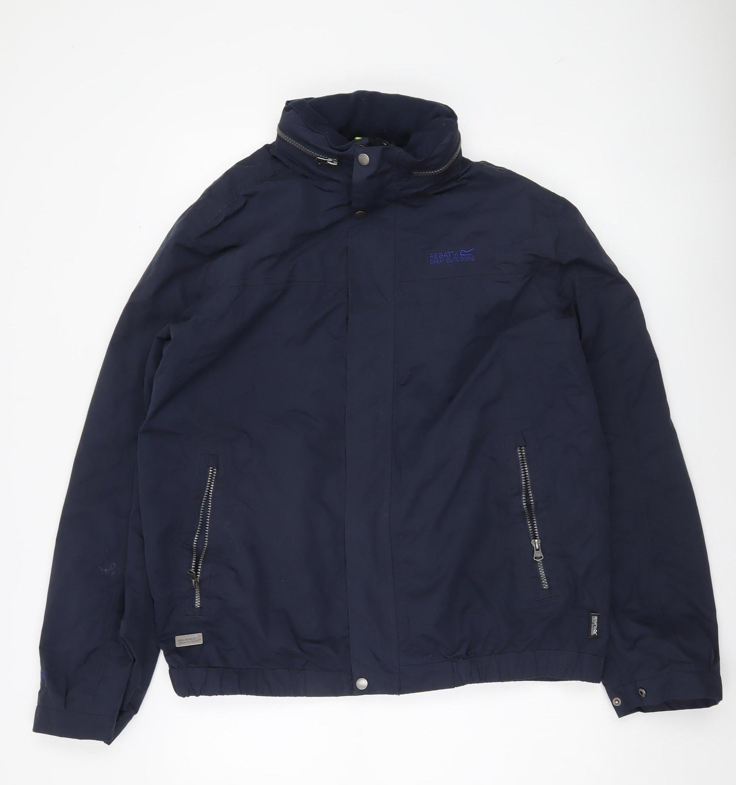 Regatta Men Blue XL Polyester Full Zip Outdoor Jacket