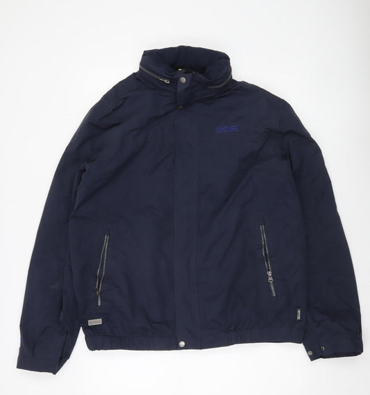 Regatta Men Blue XL Polyester Full Zip Outdoor Jacket