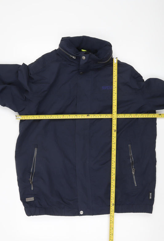 Regatta Men Blue XL Polyester Full Zip Outdoor Jacket