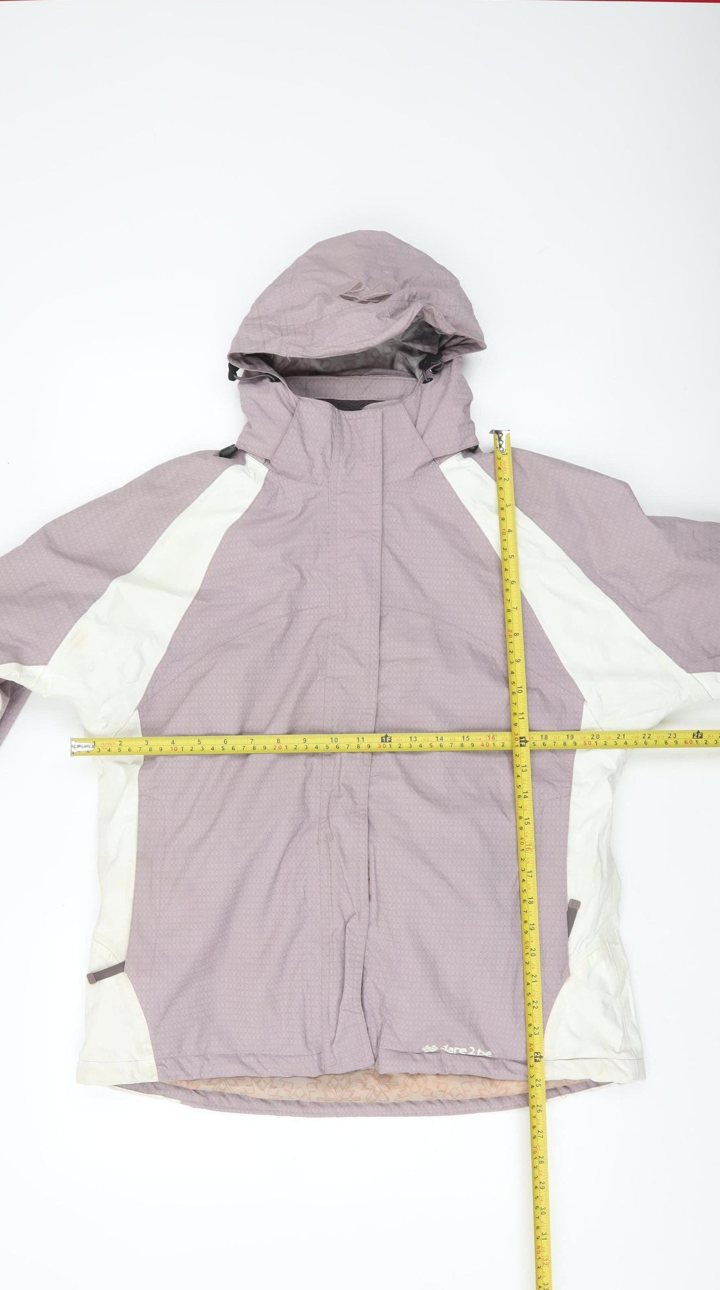 Dare 2b Women's Purple Ski Jacket UK 10 Waterproof Hooded Winter Coat