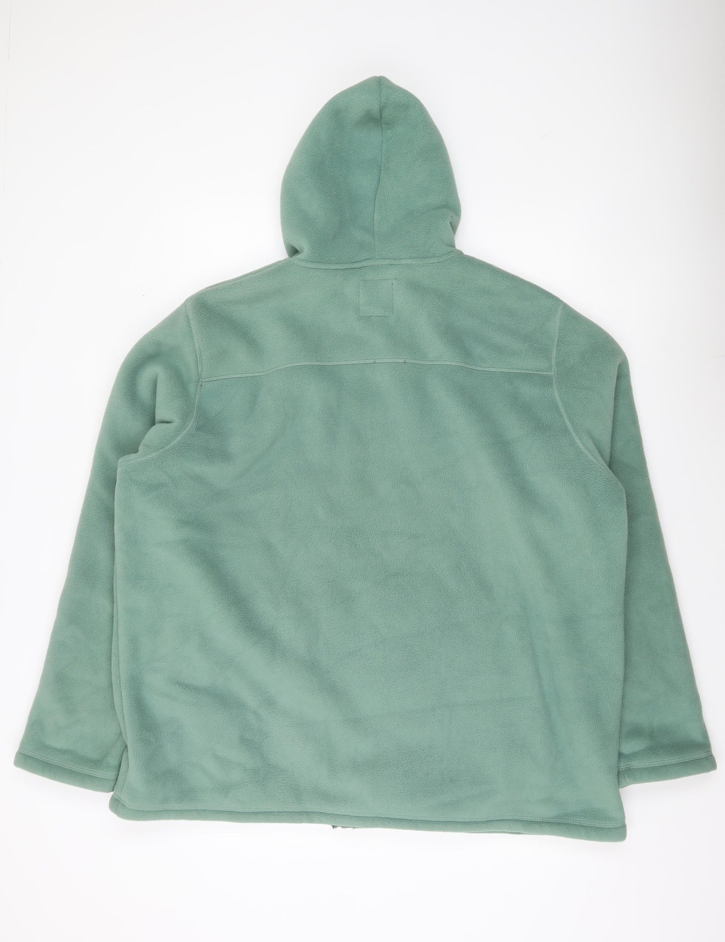 Cotton Traders Men’s Green 2XL 50-52" Hooded Fleece Zip Jacket