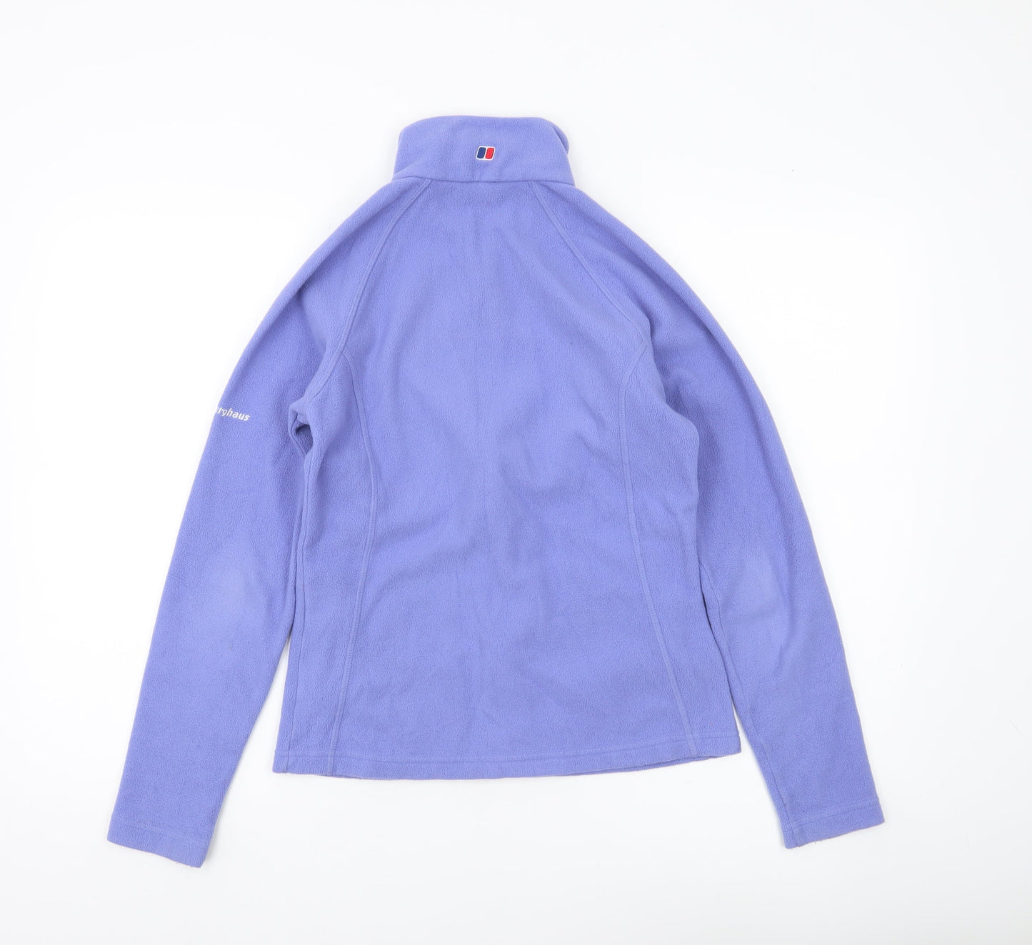 Berghaus Womens Purple Fleece Jacket Size 8 Full Zip Pockets
