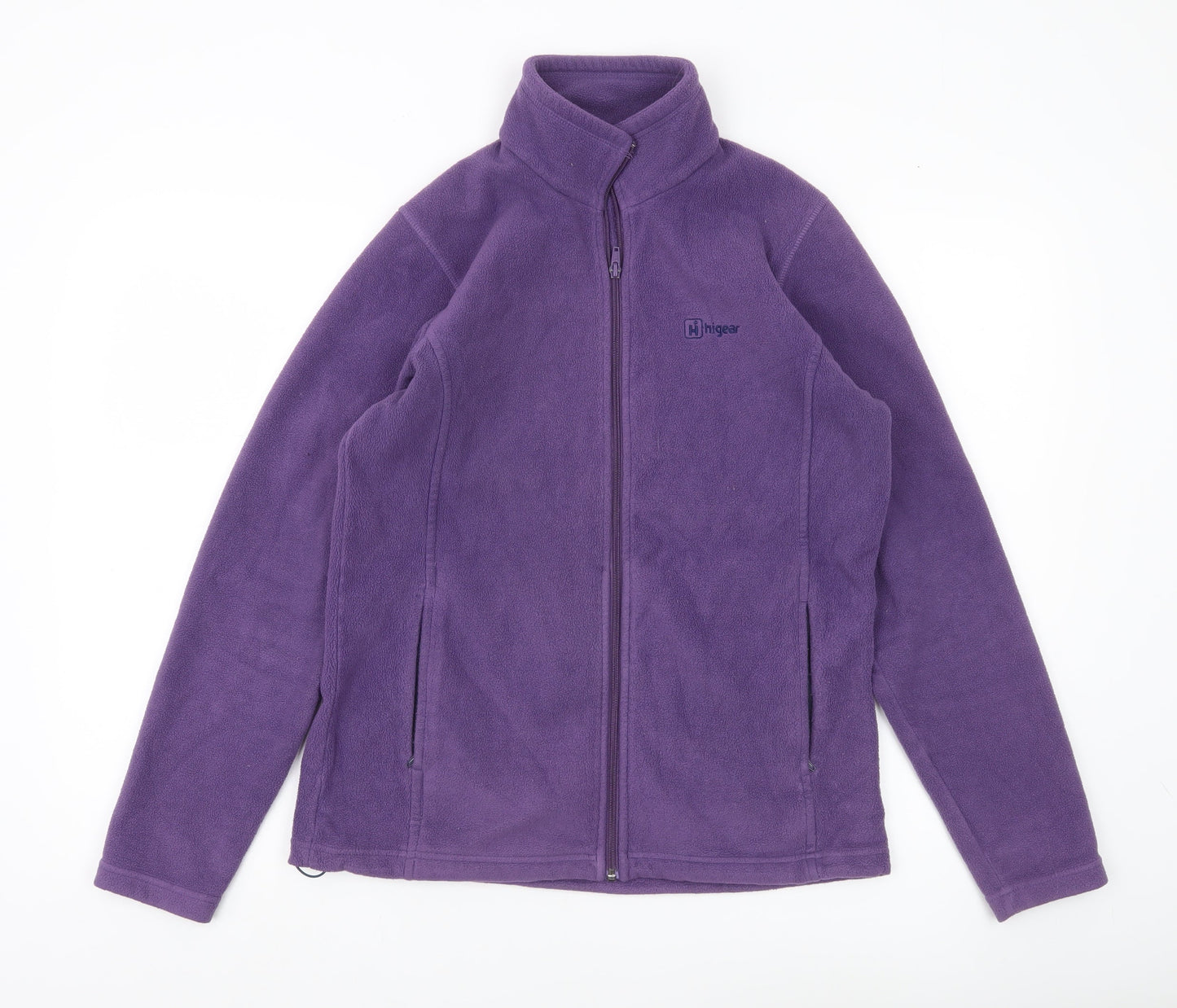 Hi Gear Womens Purple Fleece Jacket Size 12 Full Zip Outdoor