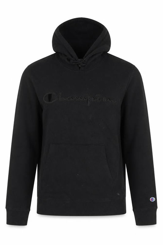 Mens UK M Regular Champion Black Pullover Hoodie