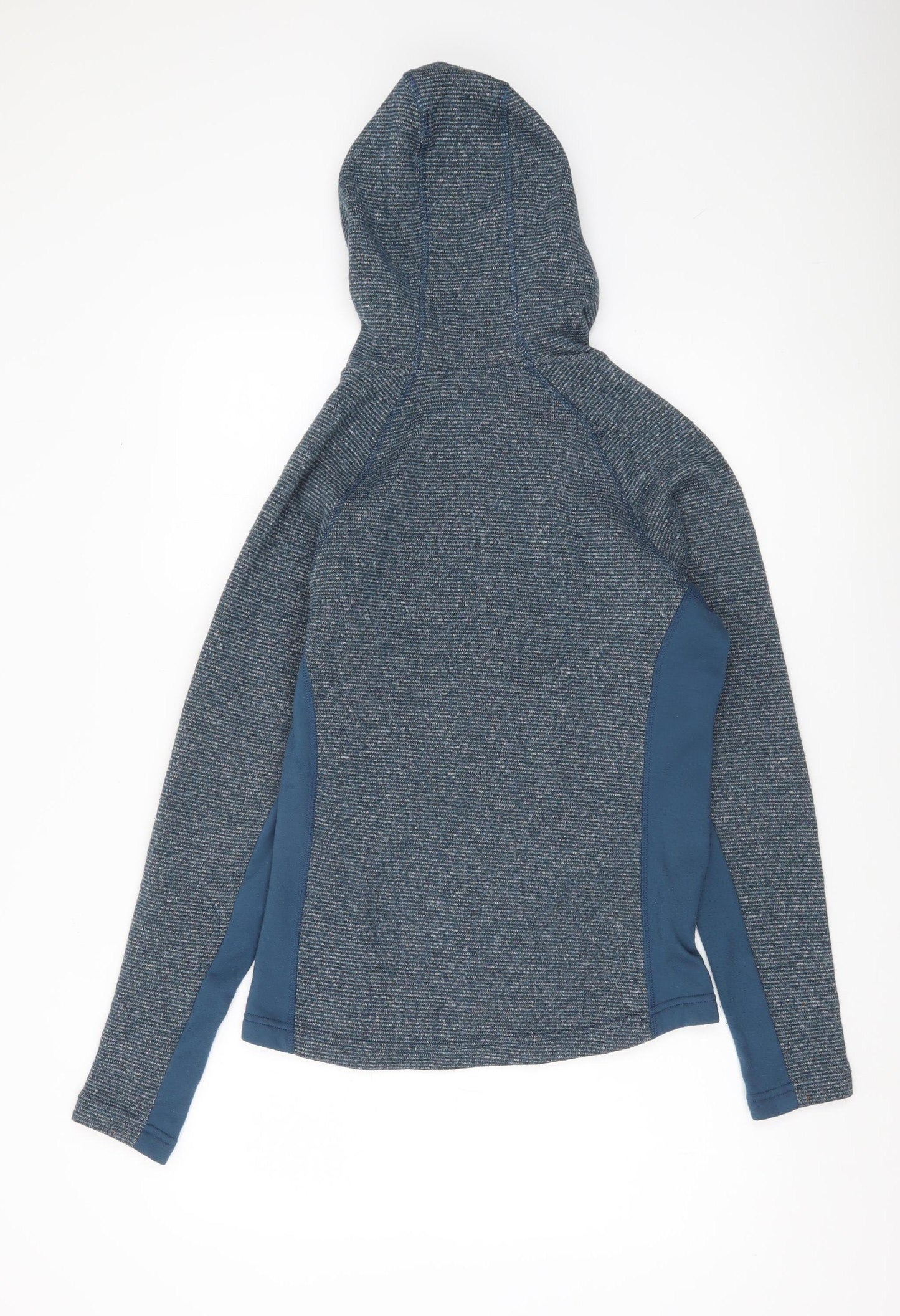 North Ridge Mens XS Blue Full Zip Hoodie Jacket Outdoor Fleece