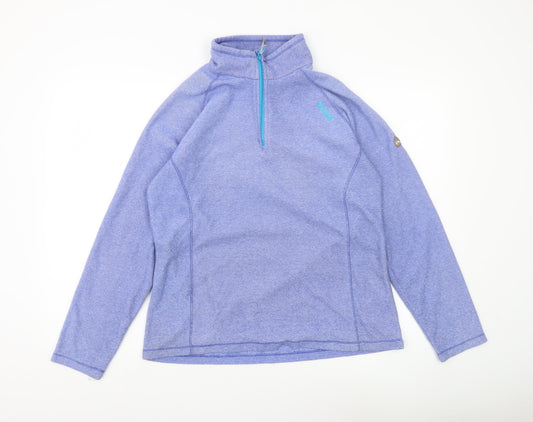 Womens UK 14 Regular Regatta Blue Pullover Sweatshirt