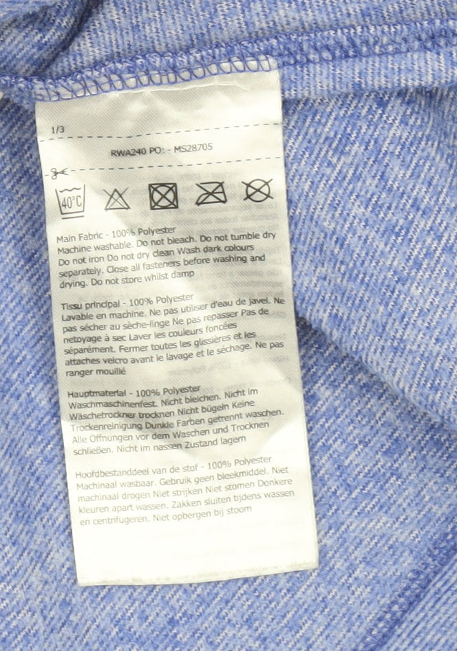 Womens UK 14 Regular Regatta Blue Pullover Sweatshirt
