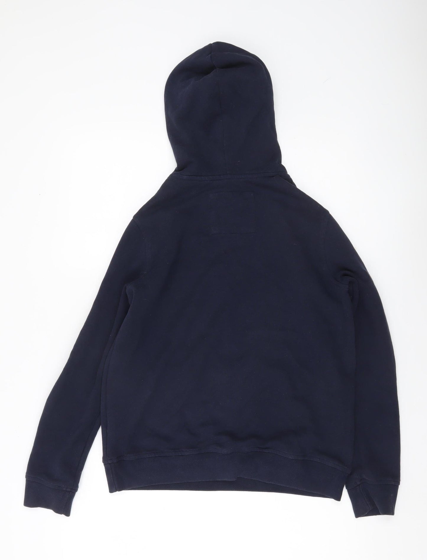 Abercrombie Kids Boys Blue Pullover Hoodie 13-14 Years Logo Print