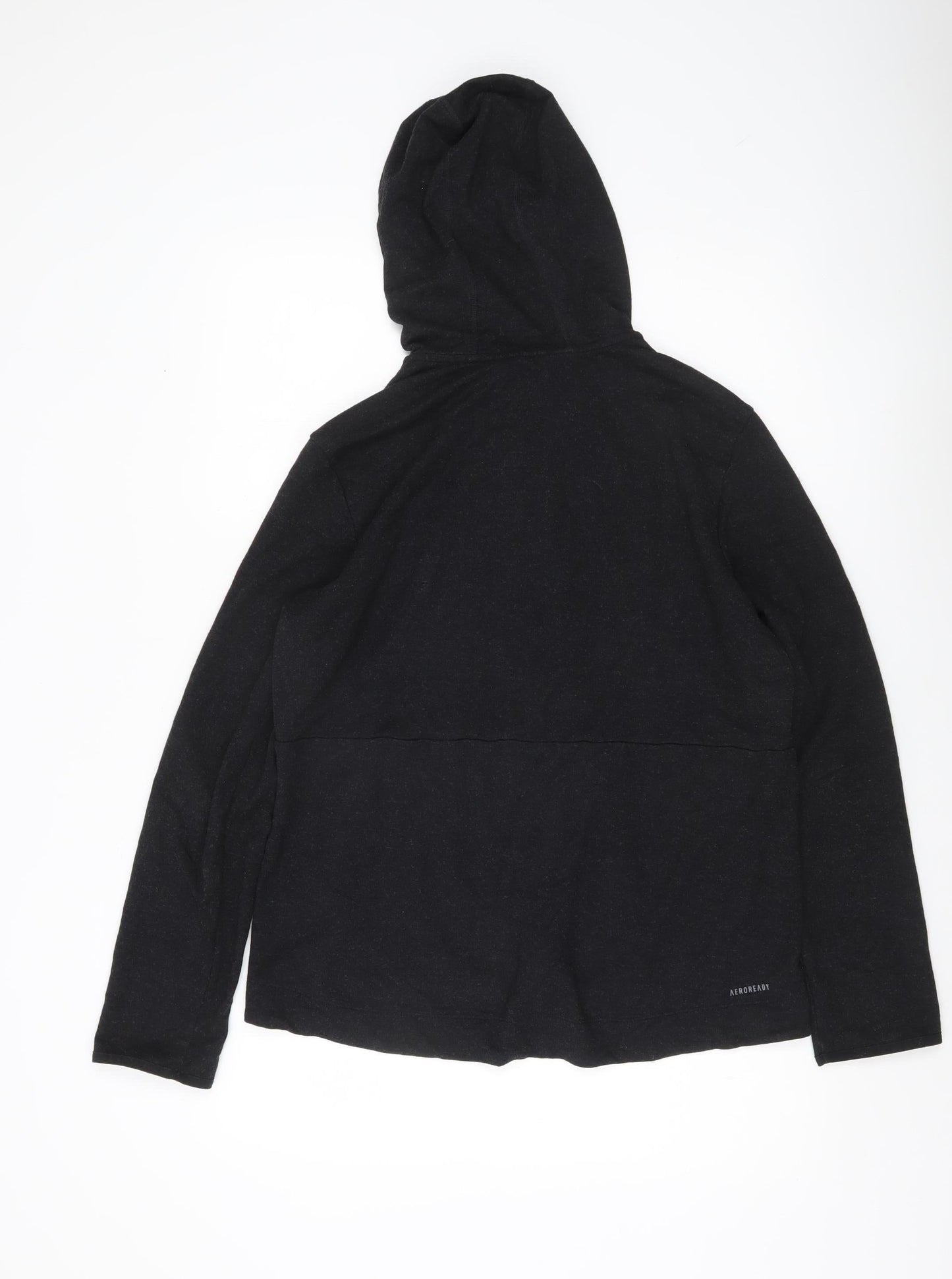 Adidas Womens Black Size 18 Full Zip Hoodie Sweatshirt