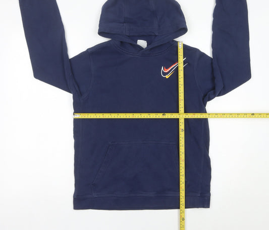 Nike Boys Blue XL Pullover Hoodie Fleece Long Sleeve Sportswear