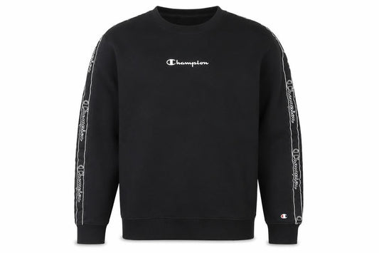 Mens UK L Regular Champion Black Pullover Sweatshirt