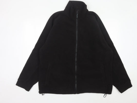Regatta Men’s Black Fleece Jacket L Full Zip Outdoor Casual