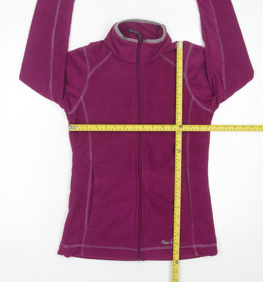 Peter Storm Women’s Purple Fleece Jacket Size 8 Full Zip Outdoor