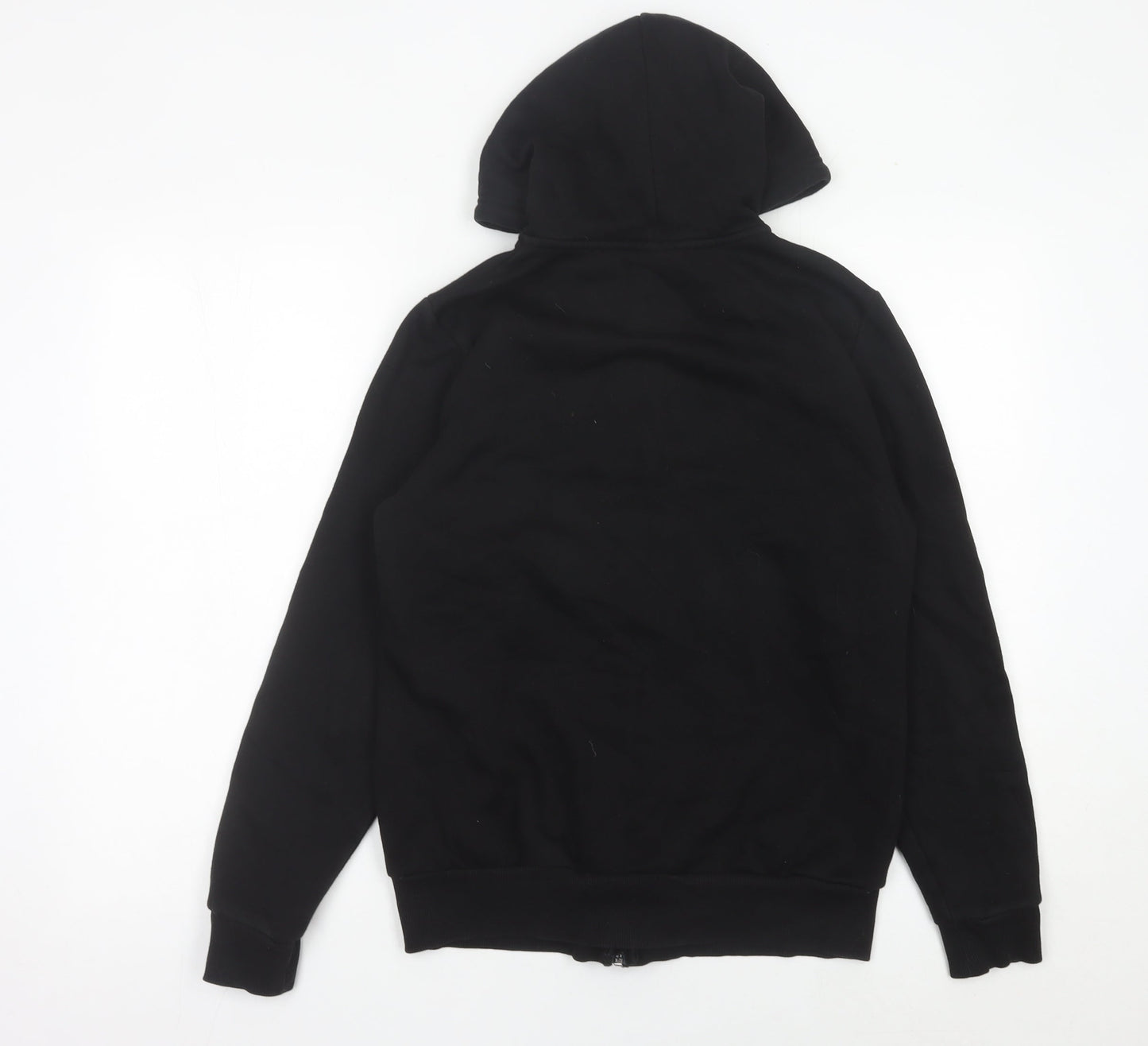 Puma Womens Black Full Zip Hoodie Size 12 Logo Sportswear