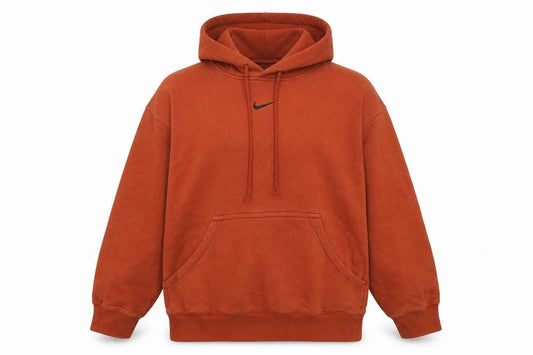Mens UK S Regular Nike Brown Pullover Hoodie