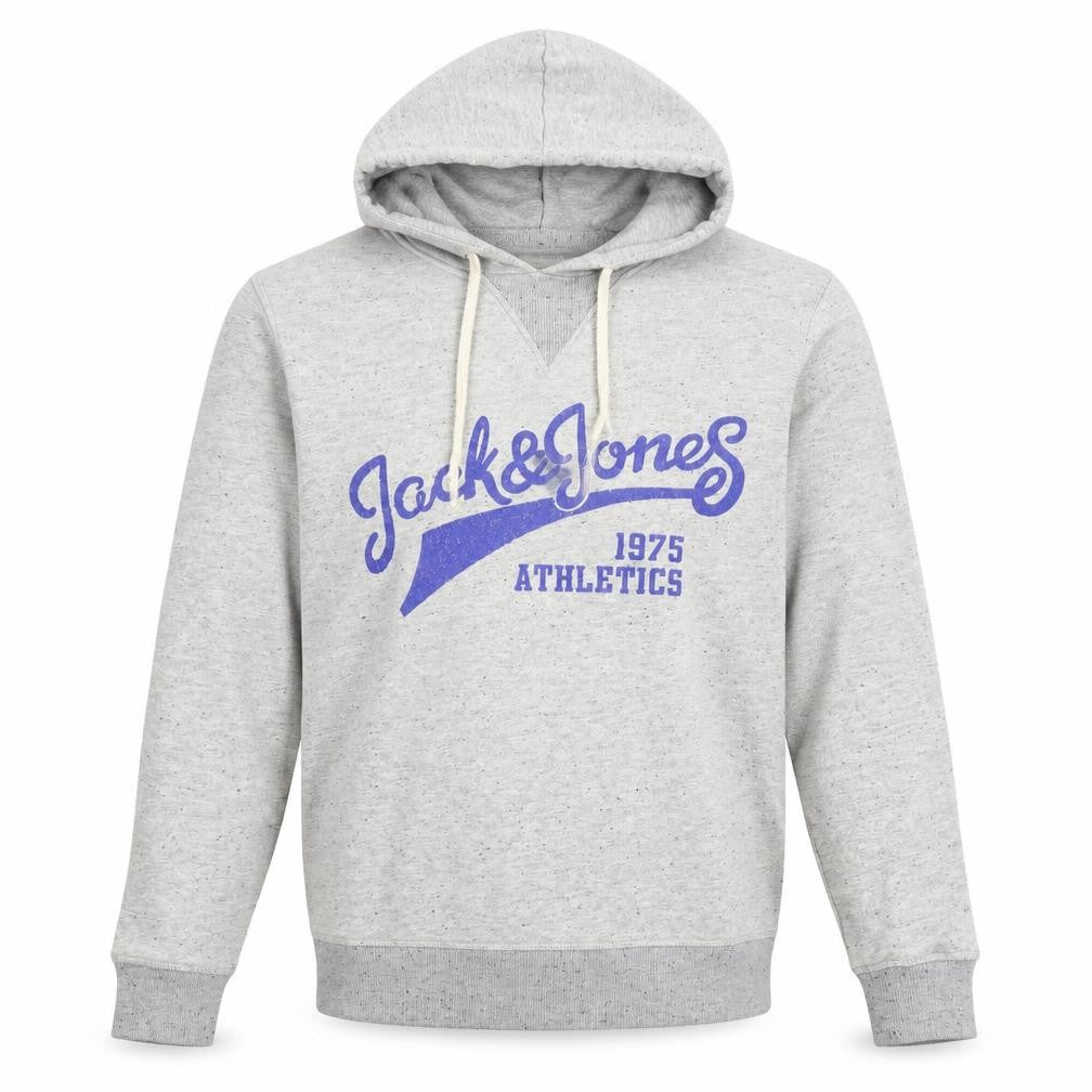 Mens UK M Regular JACK & JONES Grey Pullover Hoodie