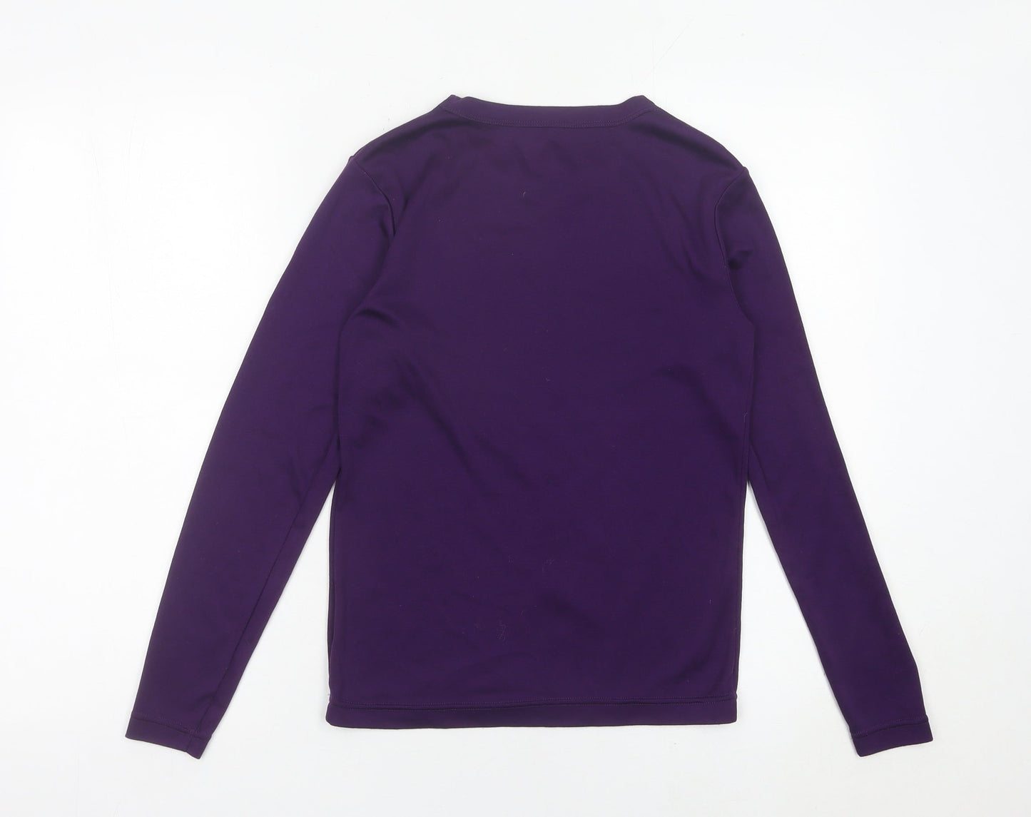 Peter Storm Girls Purple Long Sleeve Basic T-Shirt Age 13 Years