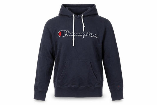 Mens UK XS Regular Champion Blue Pullover Hoodie