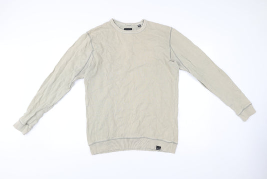 ONLY & SONS Men's Beige Cotton Pullover Sweatshirt Size M