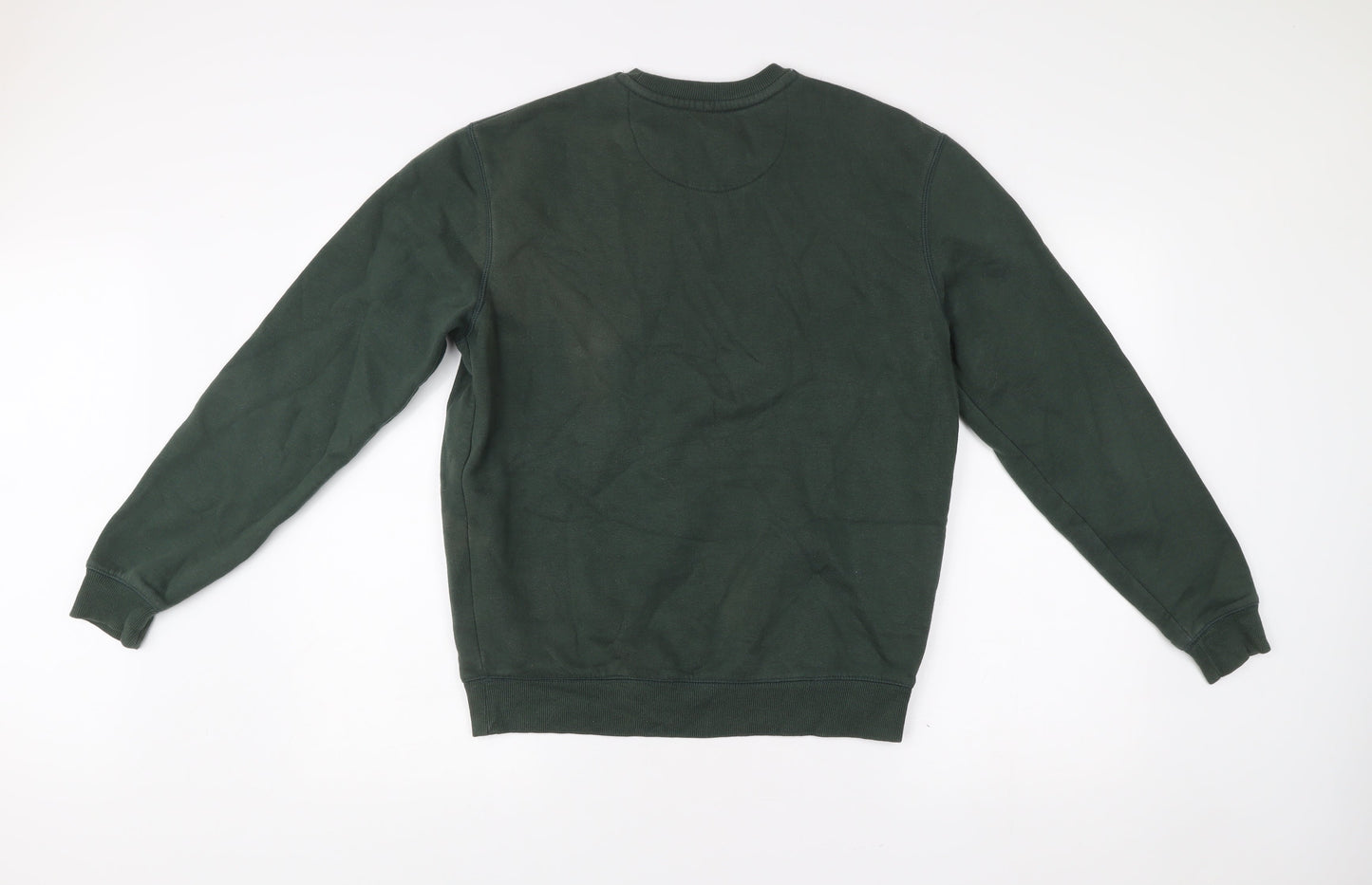 Jack Wills Men’s Green Logo Sweatshirt Pullover Crew Neck Size S