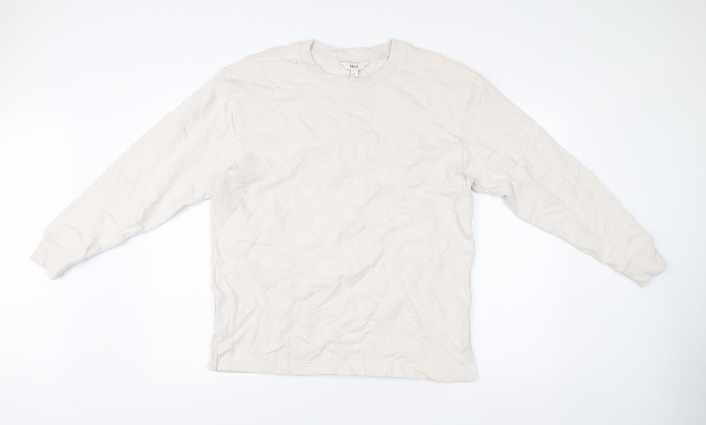 Marks and Spencer Men’s Ivory M Pullover Sweatshirt Regular Fit