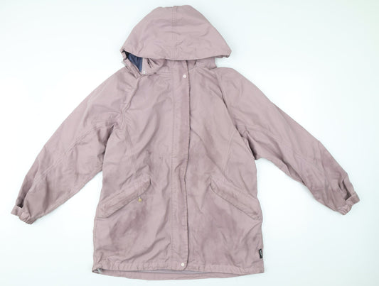 Regatta Women’s Purple Waterproof Hooded Rain Coat Jacket UK 14