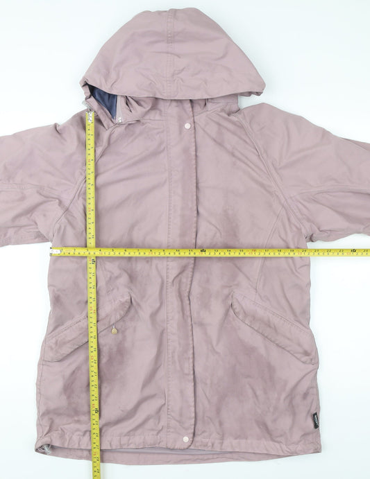 Regatta Women’s Purple Waterproof Hooded Rain Coat Jacket UK 14